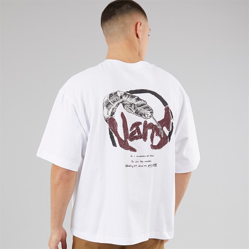 Vans Mens Evolve Graphic Back T-Shirt White