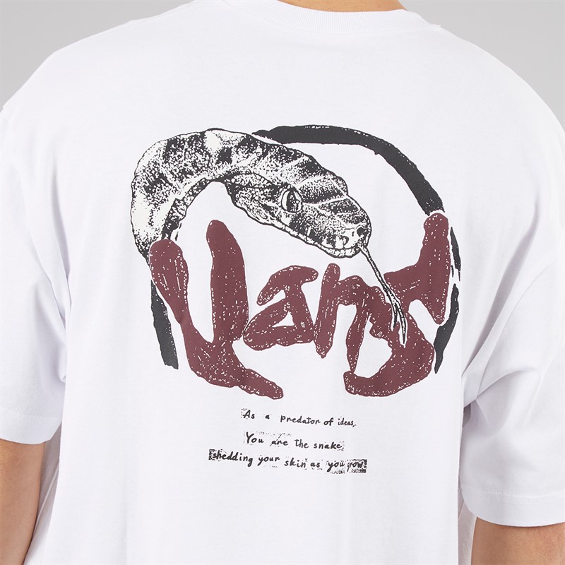 Vans Mens Evolve Graphic Back T-Shirt White