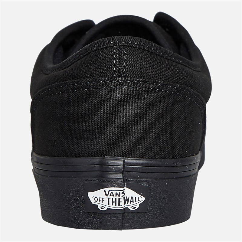 Vans Mens Atwood Canvas Trainers Black/Black