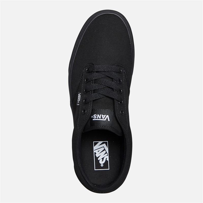 Vans Mens Atwood Canvas Trainers Black/Black