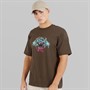Vans Mens Goofy Ghol Graphic T-Shirt Coal Brown