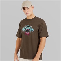 Vans Mens Goofy Ghol Graphic T-Shirt Coal Brown