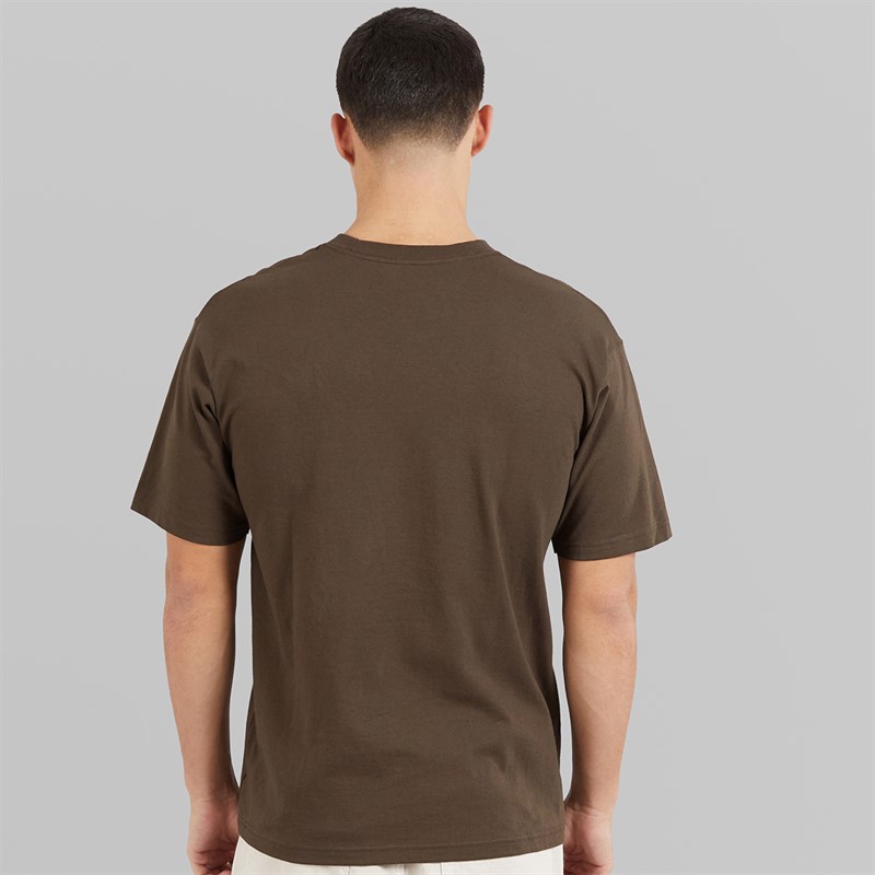 Vans Mens Goofy Ghol Graphic T-Shirt Coal Brown