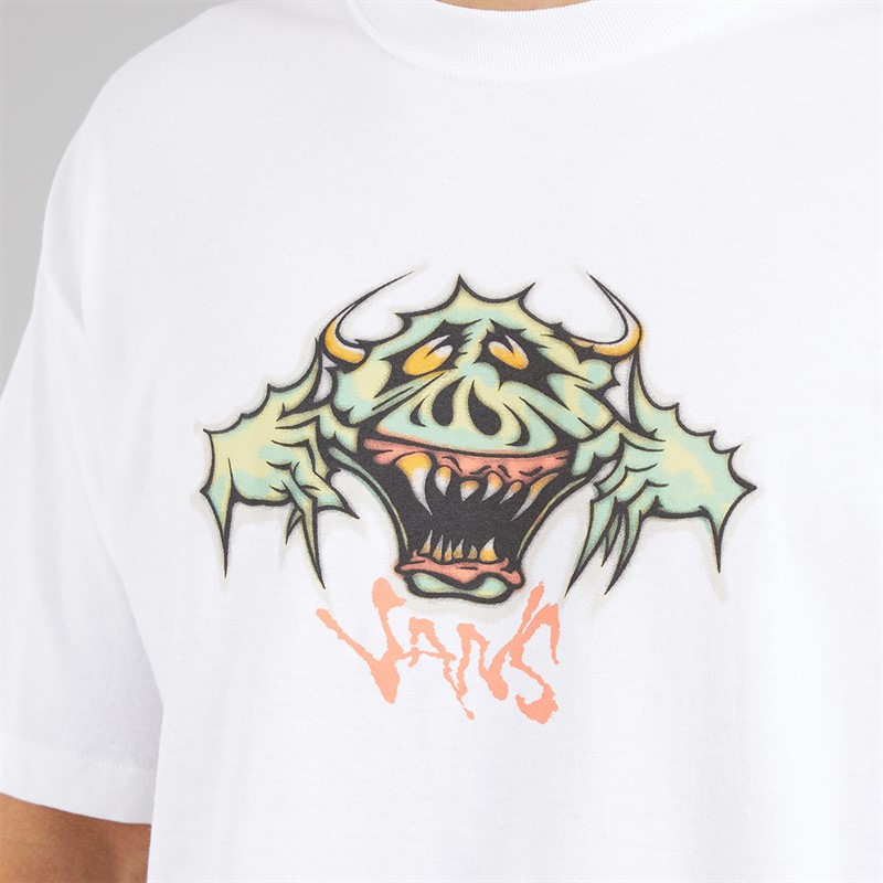 Vans Mens Goofy Ghol Graphic T-Shirt White