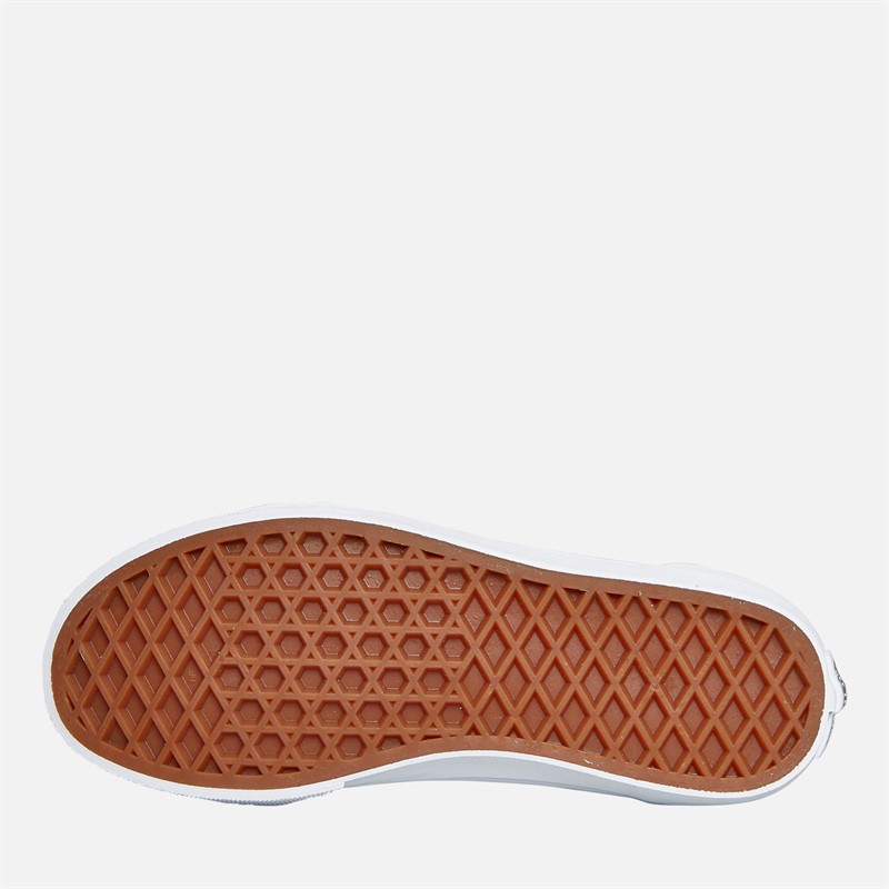 Vans Girls Old Skool Leopard Trainers Pastel Green