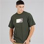 Vans Mens Original Standards Block Logo T-Shirt Dried Kelp