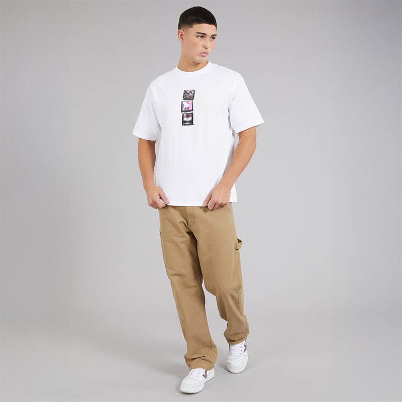 Vans Mens Vee TV Graphic T-Shirt White