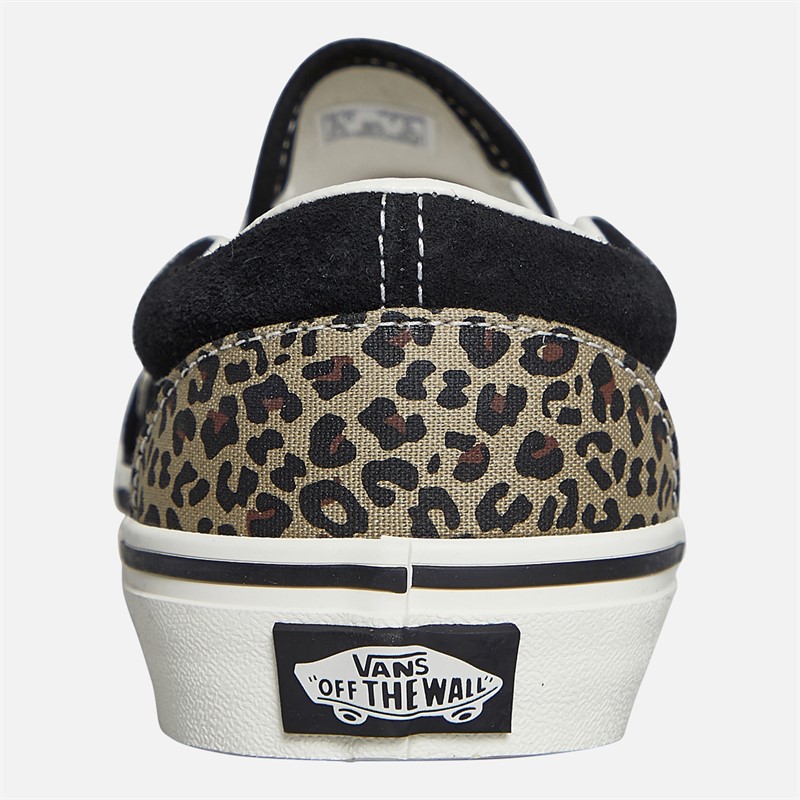 Vans Womens Classic Leopard Slip-On Trainers Black/Leopard