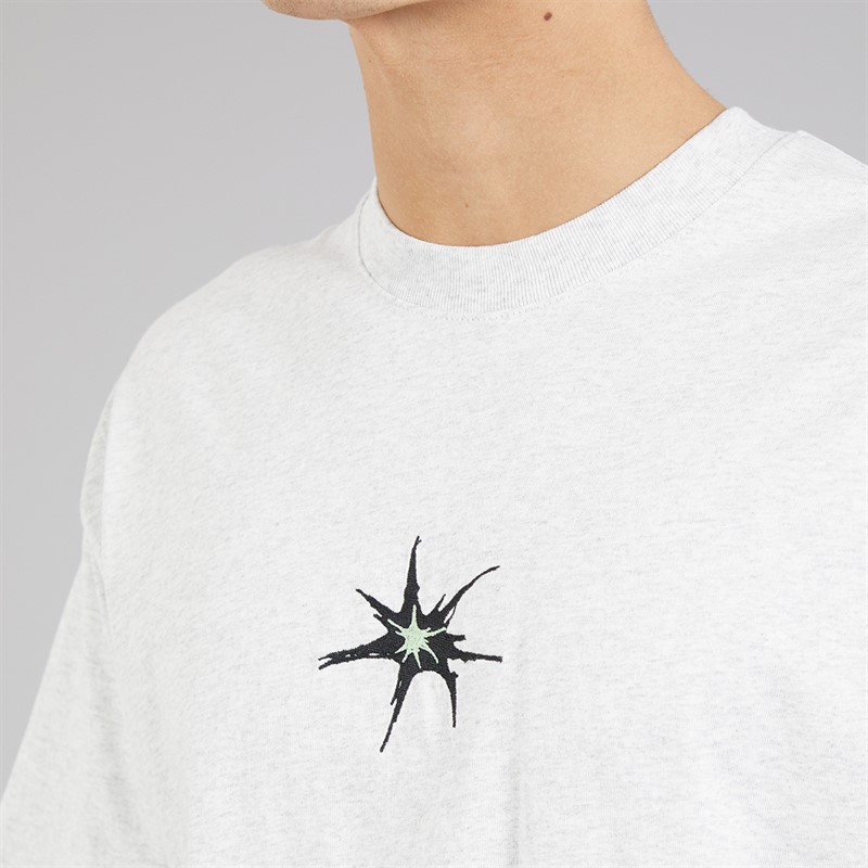 Vans Mens Skate Splatter Graphic T-Shirt Ash Heather