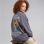 Vans Womens Cafe Graphic Sweatshirt Asphalt