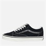 Vans Womens Old Skool Trainers Black/Metallic