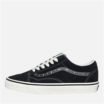 Vans Womens Old Skool Trainers Black/Metallic