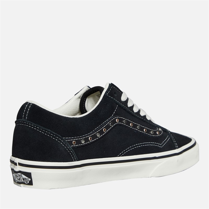 Vans Womens Old Skool Trainers Black/Metallic
