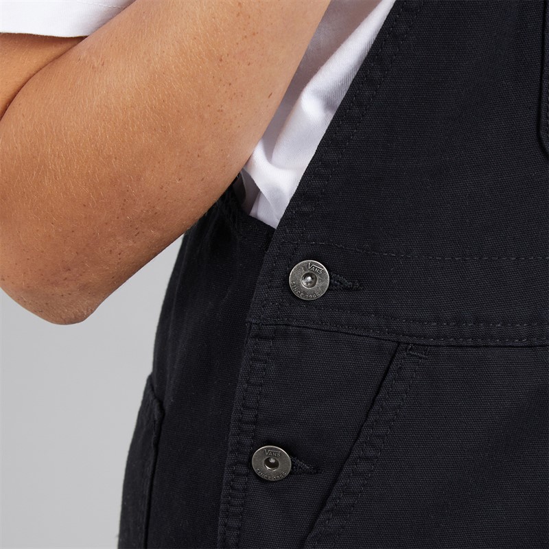 Vans Womens Ground Work Dungarees Black