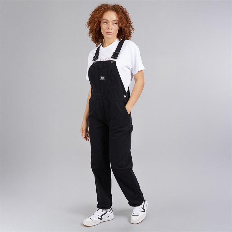Vans Womens Ground Work Dungarees Black