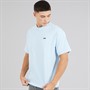 Vans Mens Left Chest Logo Loose Fit T-Shirt Cloud Blue