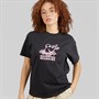 Vans Womens Down The Rabbit Hole Graphic T-Shirt Black