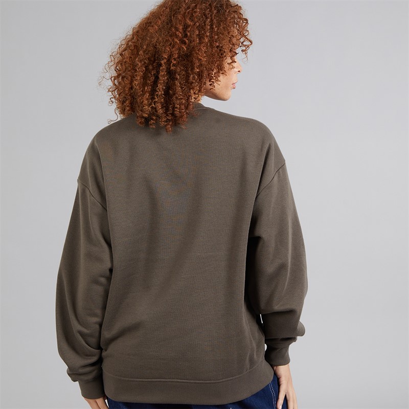 Vans Womens Earthbound Graphic Sweatshirt Coal Brown