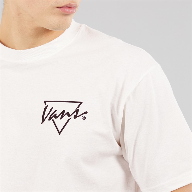 Vans Mens Palm Drive Back Graphic T-Shirt White