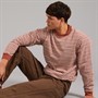 Vans Mens Wesley Stripe Long Sleeve Knitted Top Light Bronze/Cream