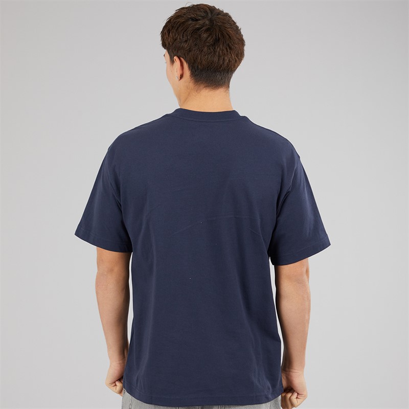 Vans Mens Left Chest Logo Loose T-Shirt Parisian Night