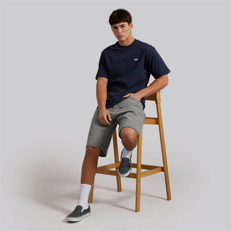 Vans Mens Left Chest Logo Loose T-Shirt Parisian Night