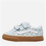 Vans Infant Old Skool Velcro Trainers Dawn Mist