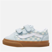 Vans Infant Old Skool Velcro Trainers Dawn Mist