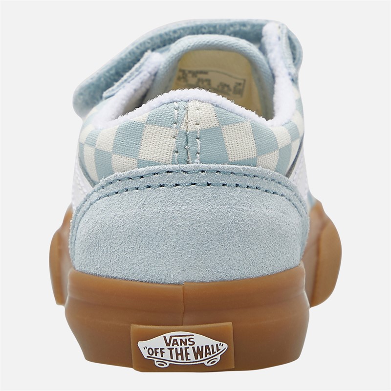 Vans Infant Old Skool Velcro Trainers Dawn Mist