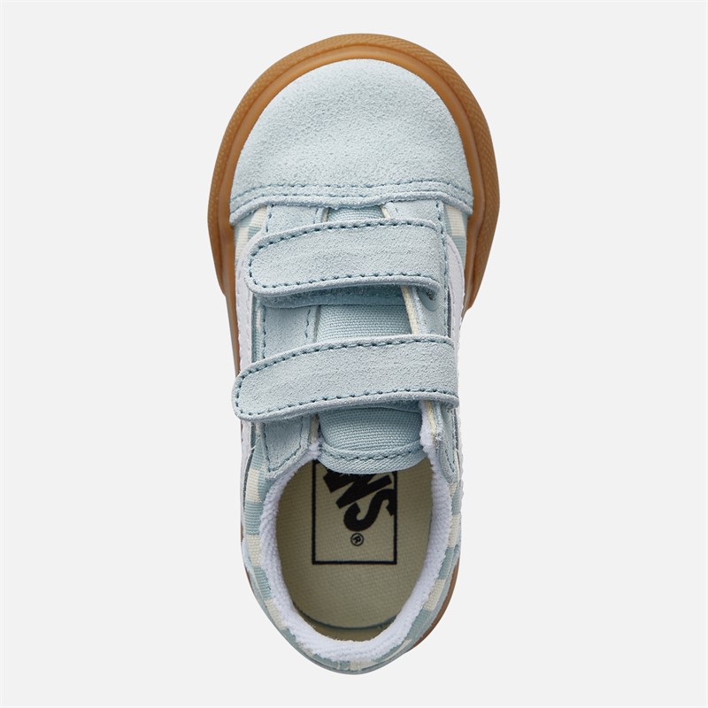 Vans Infant Old Skool Velcro Trainers Dawn Mist