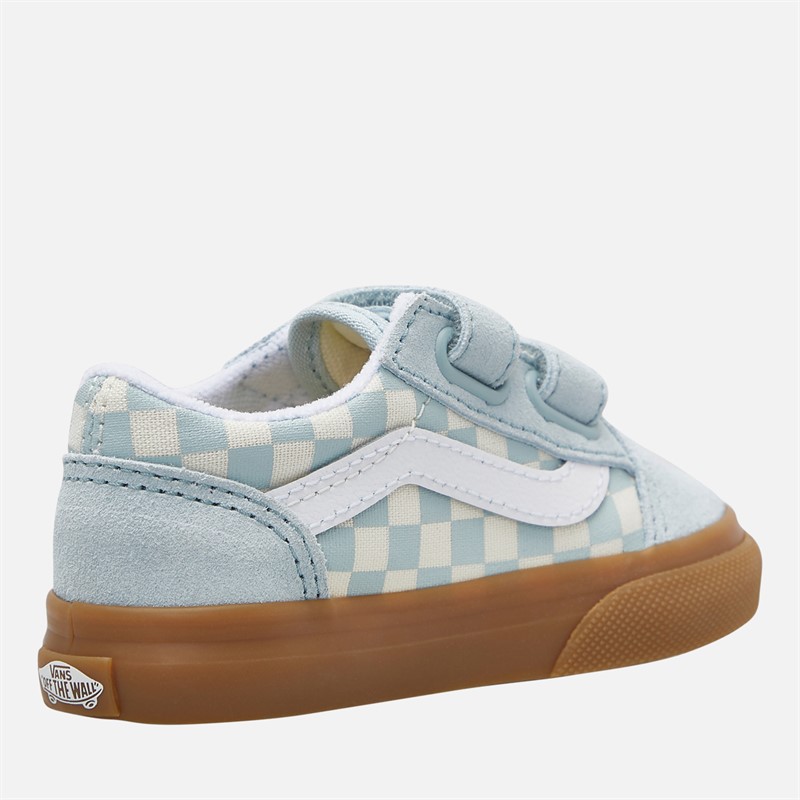 Vans Infant Old Skool Velcro Trainers Dawn Mist