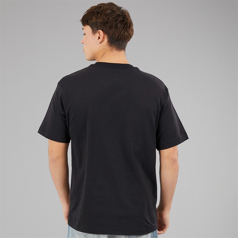 Vans Mens Blocked Box Logo Loose T-Shirt Black
