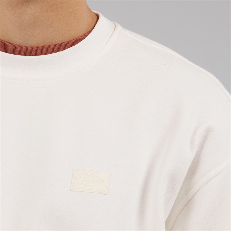 Vans Mens Premium Crew Neck Sweatshirt Egret