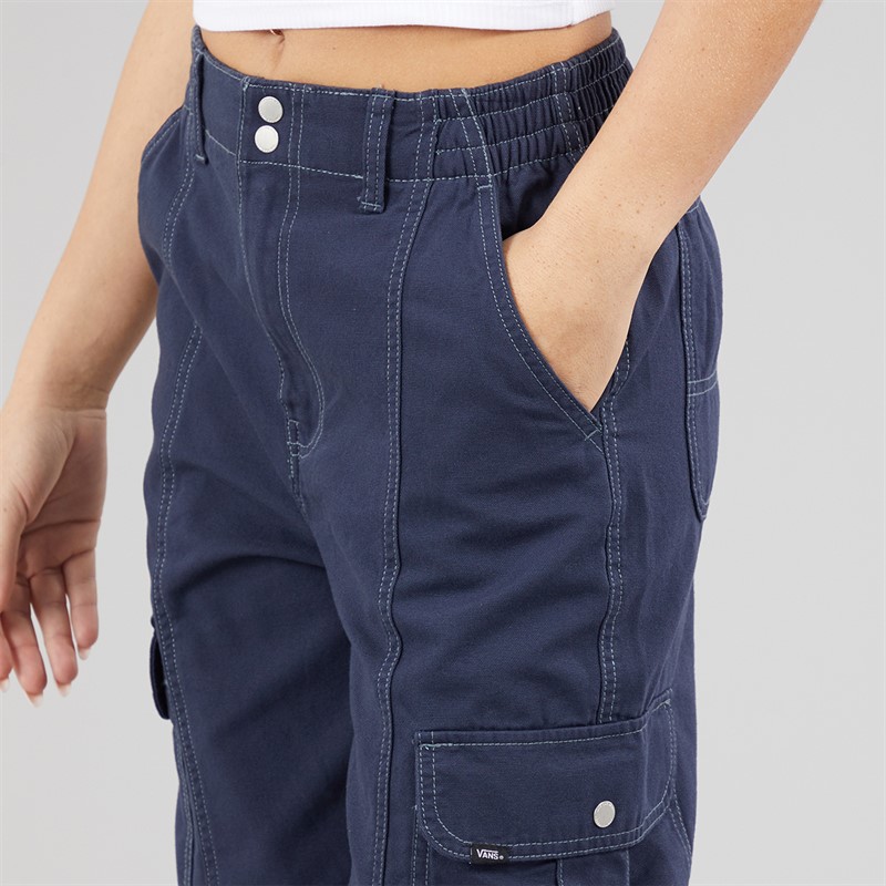 Vans Womens 6oz Canvas Sidewalk Pants Parisian Night