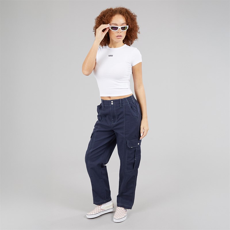 Vans Womens 6oz Canvas Sidewalk Pants Parisian Night