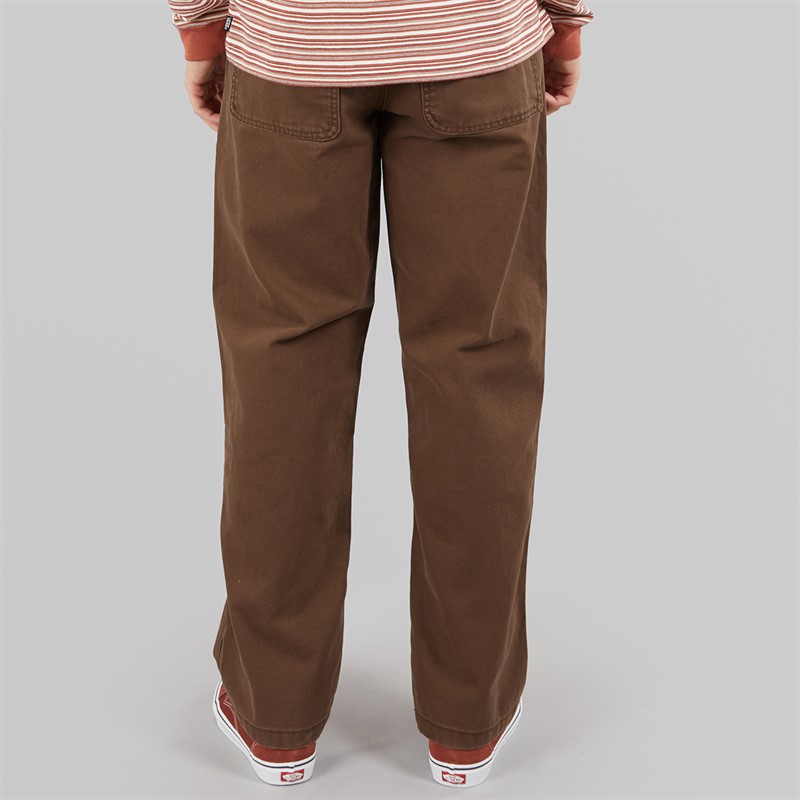 Vans Mens Drill Chore Loose Fit Chinos Vintage Cocoa