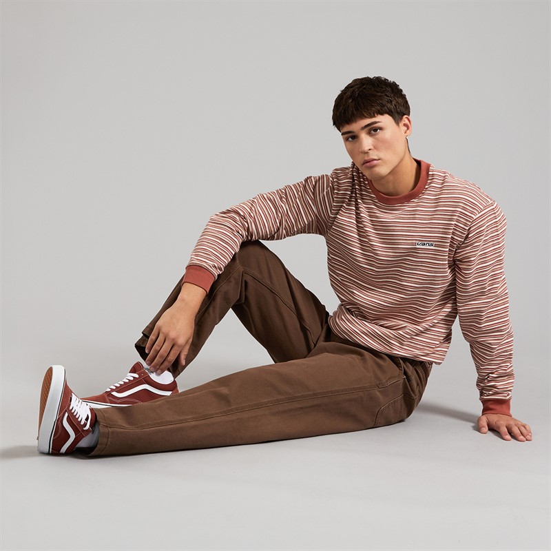 Vans Mens Drill Chore Loose Fit Chinos Vintage Cocoa