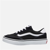 Vans Junior Brooklyn Trainers Black/White