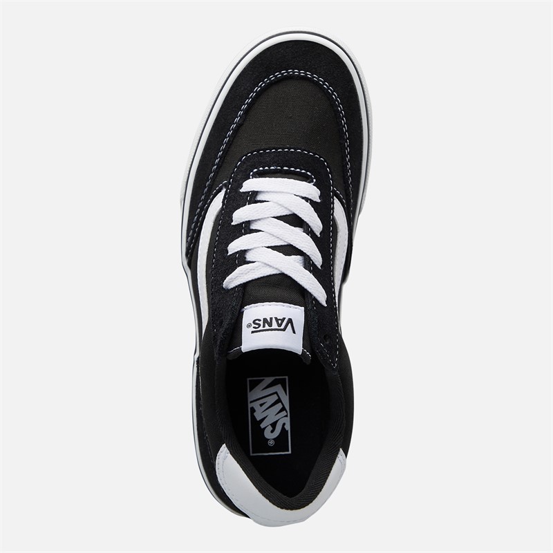 Vans Junior Brooklyn Trainers Black/White