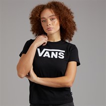 Vans Womens Flying V Logo T-Shirt Black