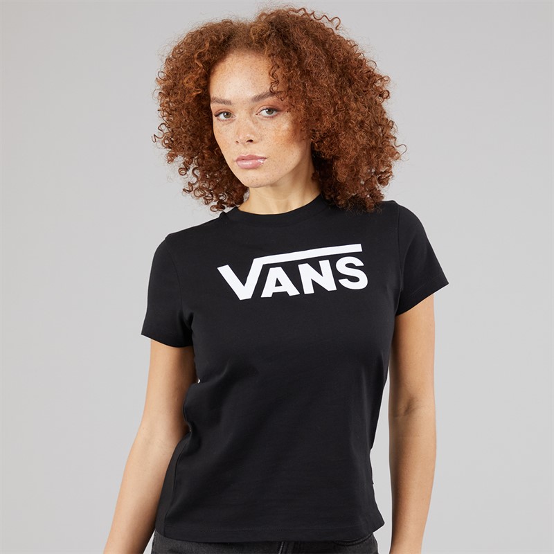Vans Womens Flying V Logo T-Shirt Black