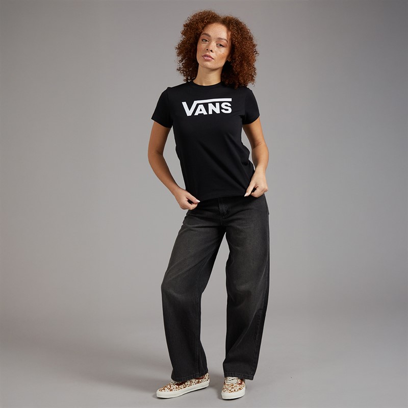 Vans Womens Flying V Logo T-Shirt Black