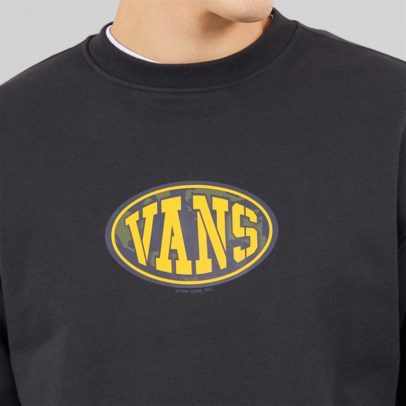 Vans Mens Worldwide 94 Graphic Sweatshirt Black