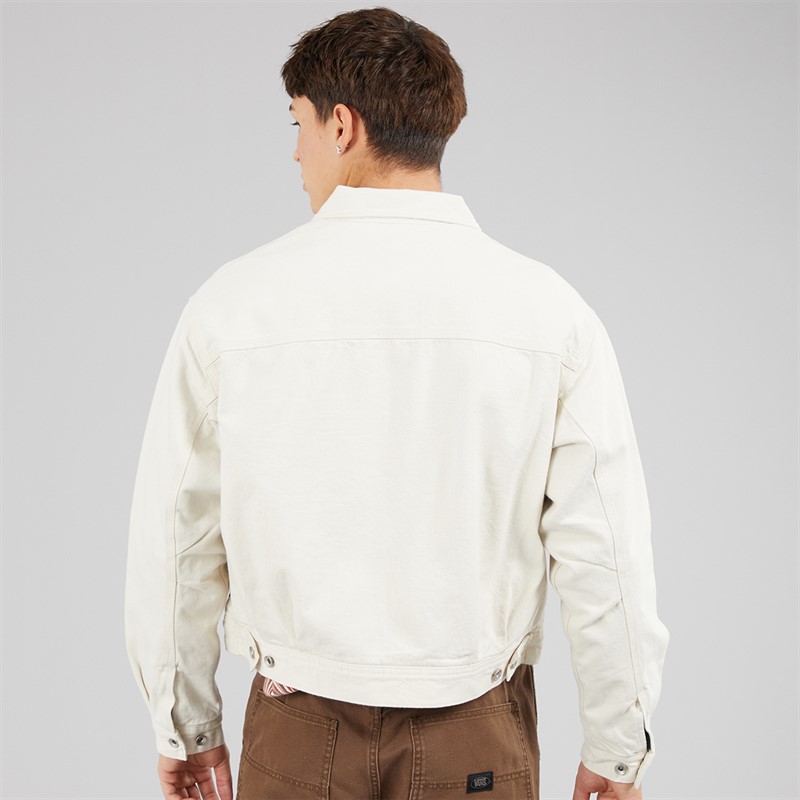 Vans Mens Denim Station Jacket Natural Seed