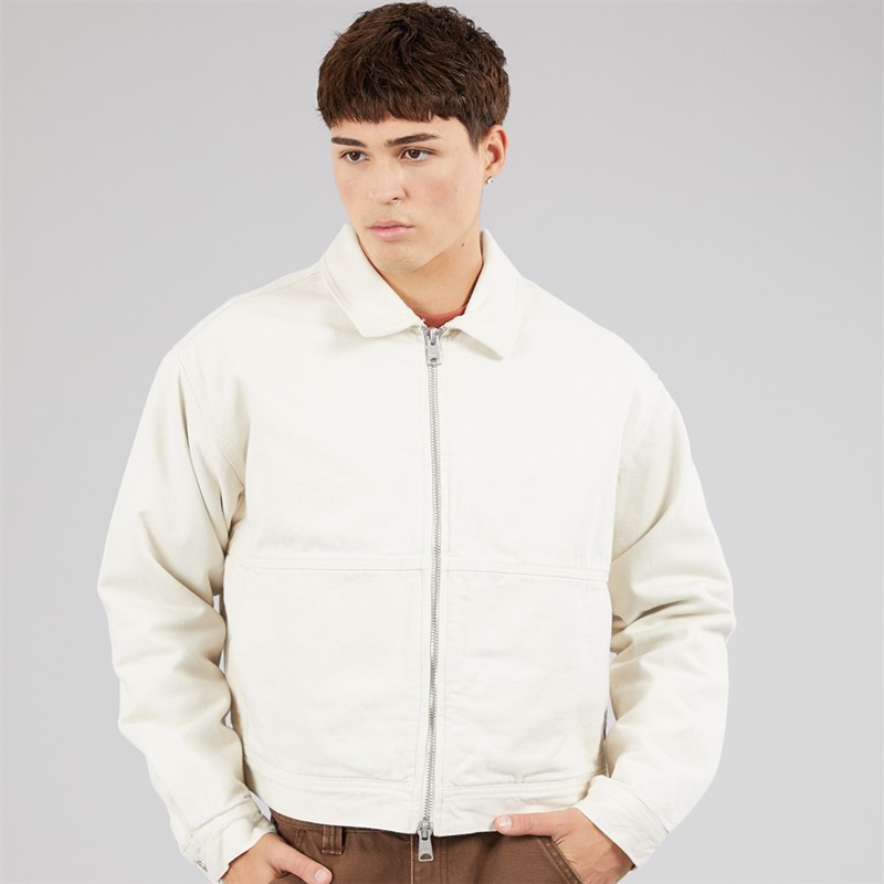 Vans Mens Denim Station Jacket Natural Seed