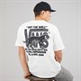Vans Mens Awaken Tiger Back Graphic T-Shirt White