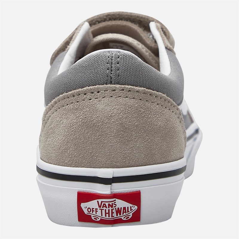 Vans Kids Old Skool Velcro Trainers Frost Gray