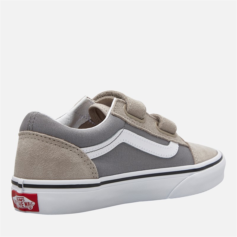 Vans Kids Old Skool Velcro Trainers Frost Gray