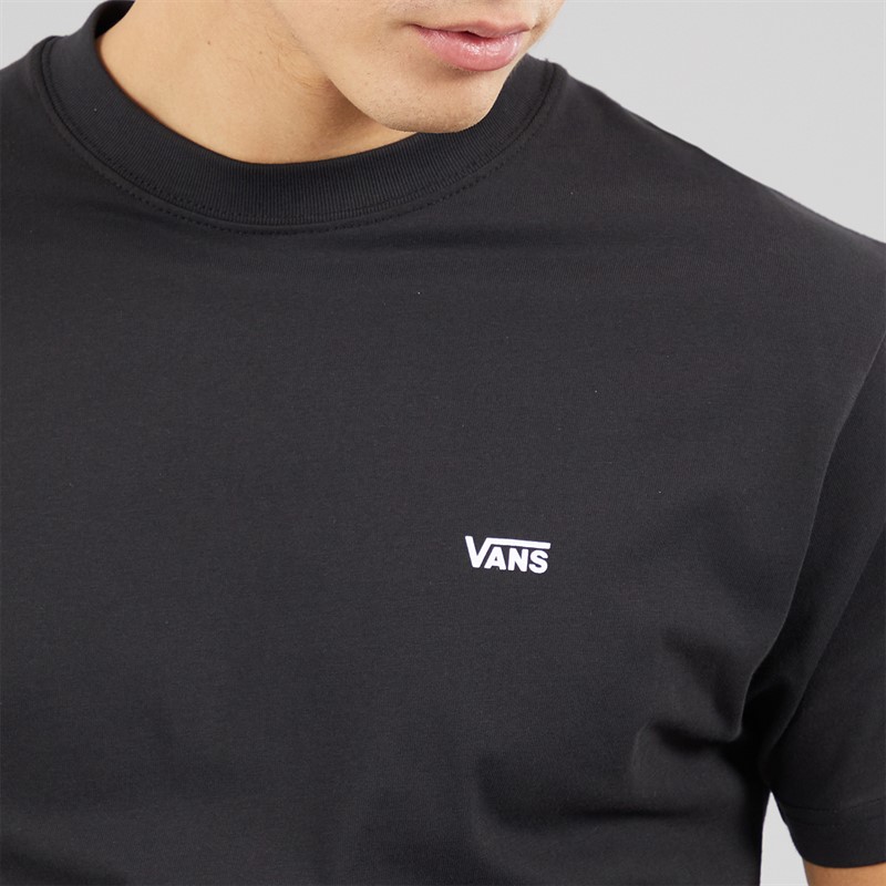 Vans Mens Left Chest Logo T-Shirt Black