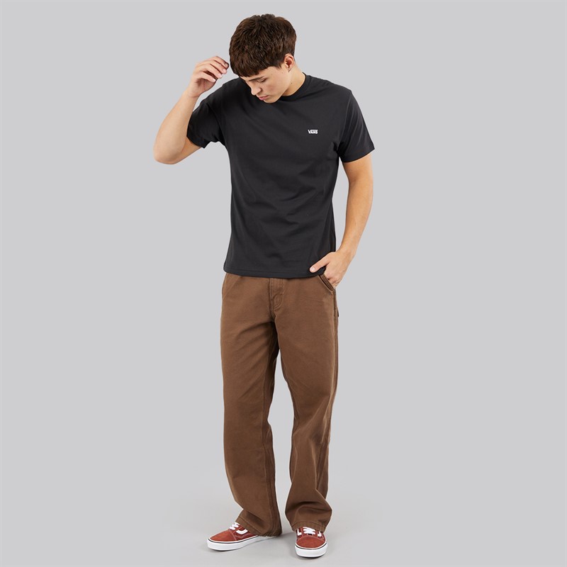 Vans Mens Left Chest Logo T-Shirt Black
